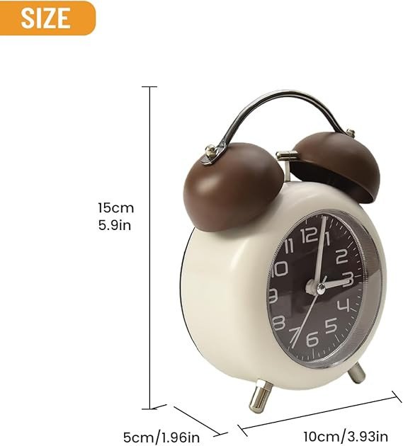 MATT BELL ALARM CLOCK (BROWN)