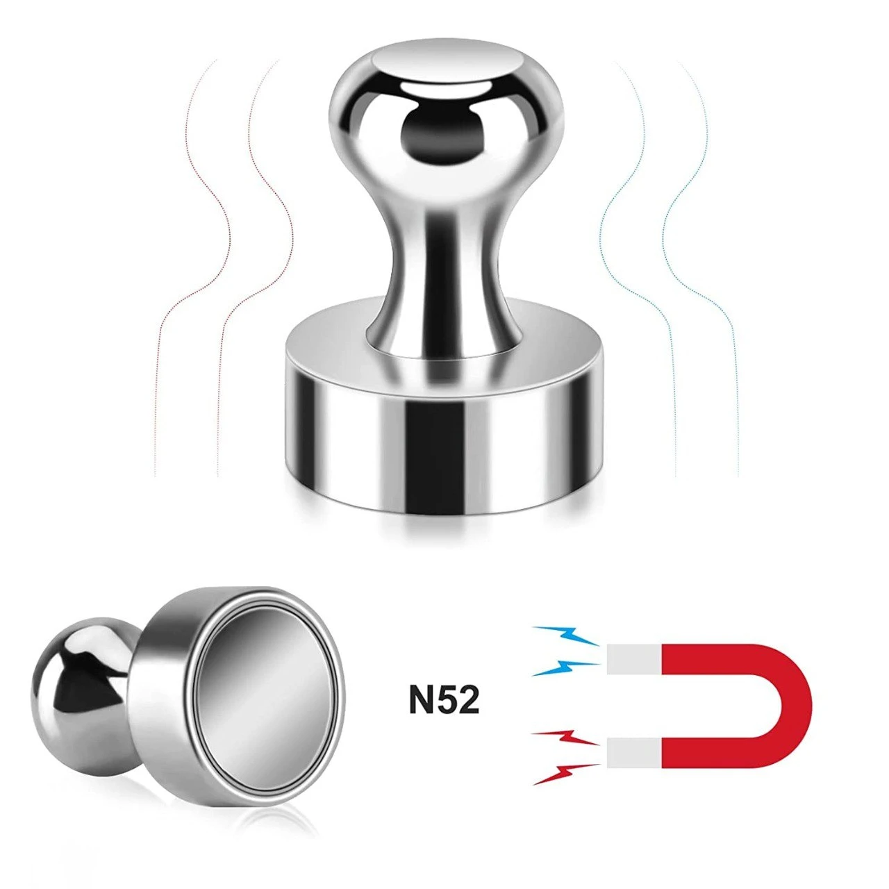 Magnetic Push Pins