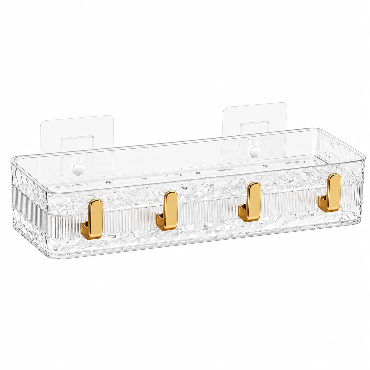 4 Hook Bathroom Shelve